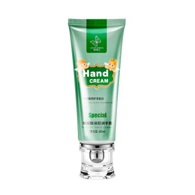 Herbal organic nourishing hyaluronic acid hand cream for dry hand skin care