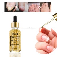 Private Label Nourishing Moisturizing Revitalizer Repair Protect Toes And Nail 24K Gold Cuticle Oil